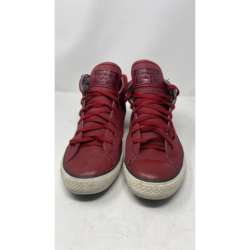 Converse Chuck Taylor All Star High Street Red Leather Sneakers 152658C Mens 12